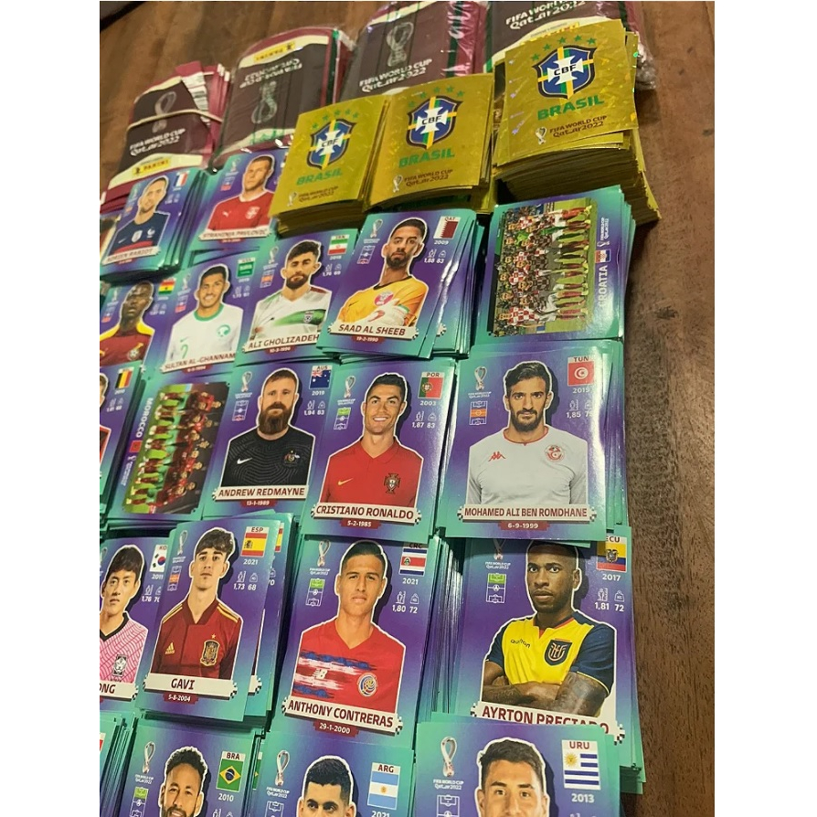 KIT 20 FIGURINHA COPA CO CATAR 2022 - A ESCOLHA