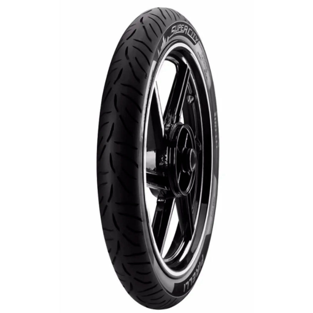 Pneu 275.18 Pirelli Super City Dianteiro Com Camara Cbx200 Strada Titan Dafra Yes125 Gsr Ybr Factor Rd135