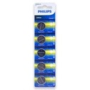 5 Bateria Pilha Moeda Philips Cr2025 3v