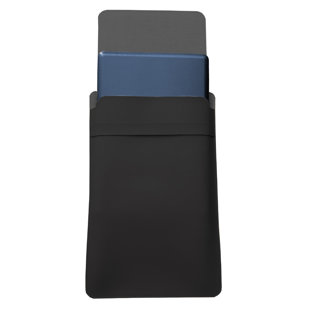 Luvas Pasta Capa Case Para Notebook Couro Preto 13, 15,6 e 17