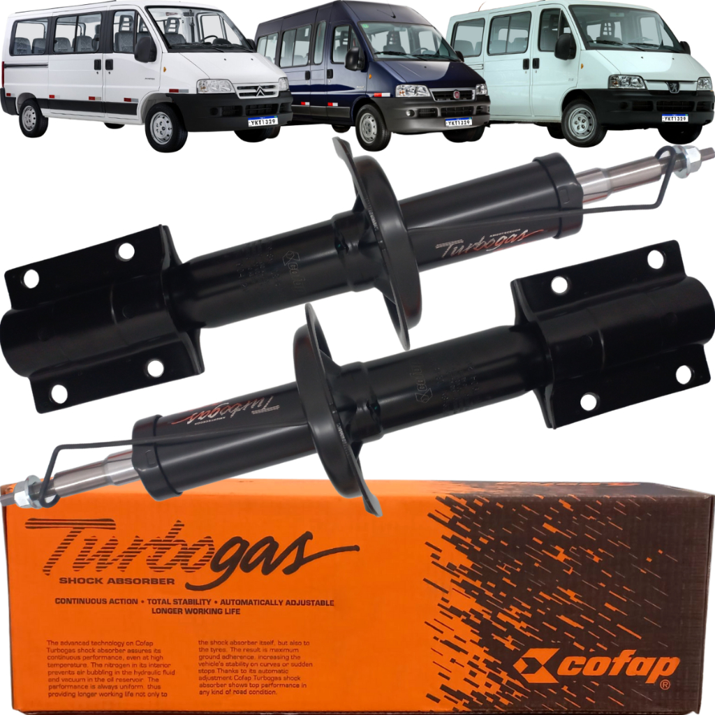 Par Amortecedor Dianteiro Cofap Turbogas Jumper Ducato Boxer