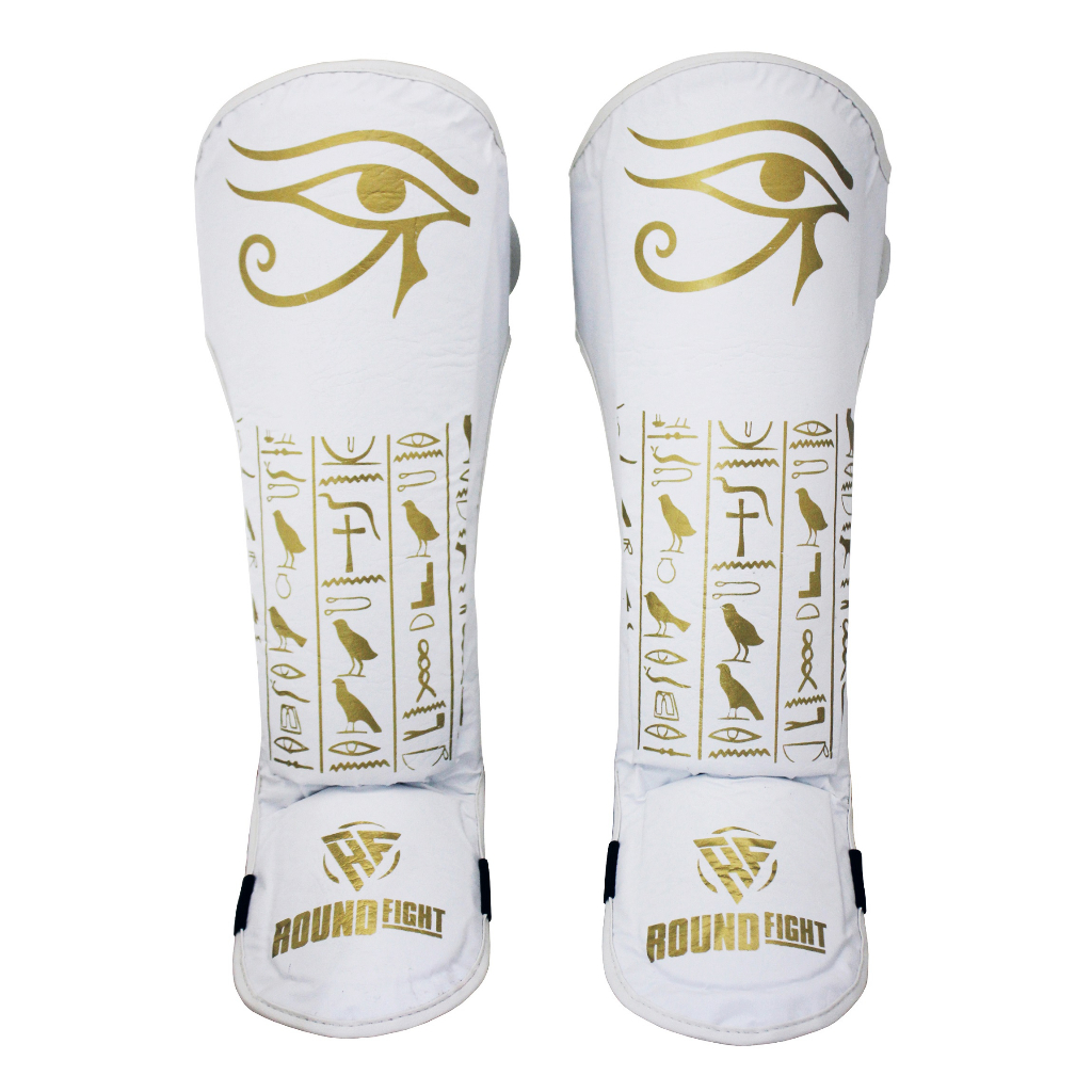 Caneleira Muay Thai E Kickboxing Hórus Protetor de Canela - Round Fight