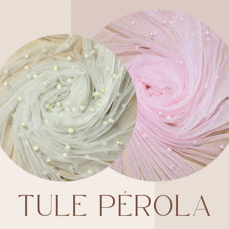 3mt tecido tule pérola(3,00m x 1,60m)