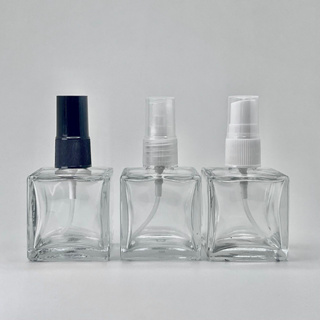 Kit 06 Unidades Vidro Cubo Válvula Spray Perfume 50mL Transparente em Oferta na Shopee