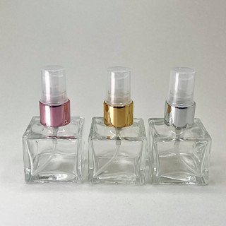 06 vidro mini home spray com válvula luxo quadrado 30ml lembrancinha R 18/410
