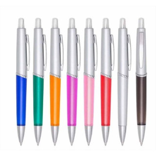 Caneta Esferográfica Ponta Média 1mm Retrátil Escrita Simples Azul Personalizável Atacado em Oferta na Shopee