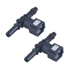 Kit C/ 2 Conector Engate Rápido Combustível T 8mm /8mm /8mm