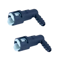 Conector 90º Engate Rápido Bartolomeu 5/16 X 5/16 - 2 Peças