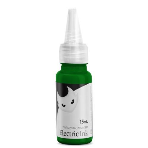 Tinta 15ml Verde Folha Tatuagem Electric Ink Tattoo em Relâmpago — R$ 44,90 em Shopee