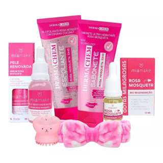 Kit Limpeza de Pele Rosa Mosqueta Dermachem Skin care Hidratação