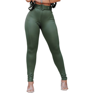 Calça Legging Cirre Cinto Montaria Cintura Alta Empina Bumbum