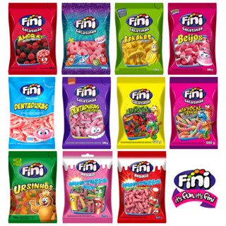 Fini Balas Gelatina 500g 1kg Tubes Chicle Pastillitas Diversos Sabores