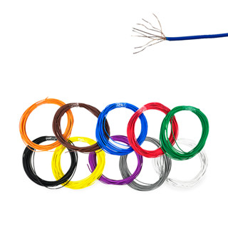 Fio Cabinho Flexível Cobre 0,20mm Rolos Com Varias Cores Led Led Robotica 24Awg