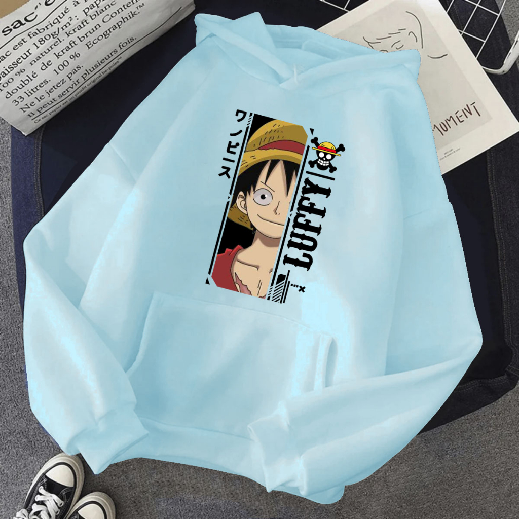 Blusa Moletom Infantil Algodão Estampado Anime OP 375