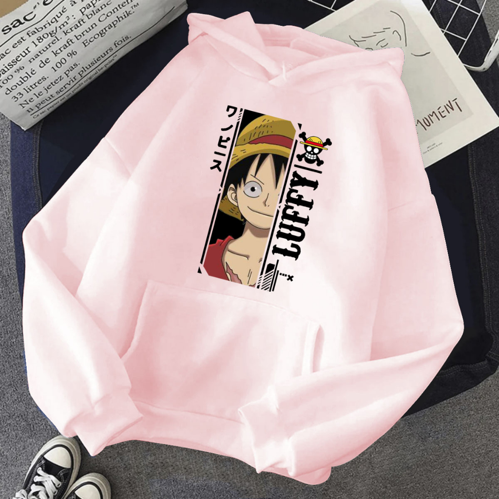 Blusa Moletom Infantil Algodão Estampado Anime OP 375 — imagem 2 de 2