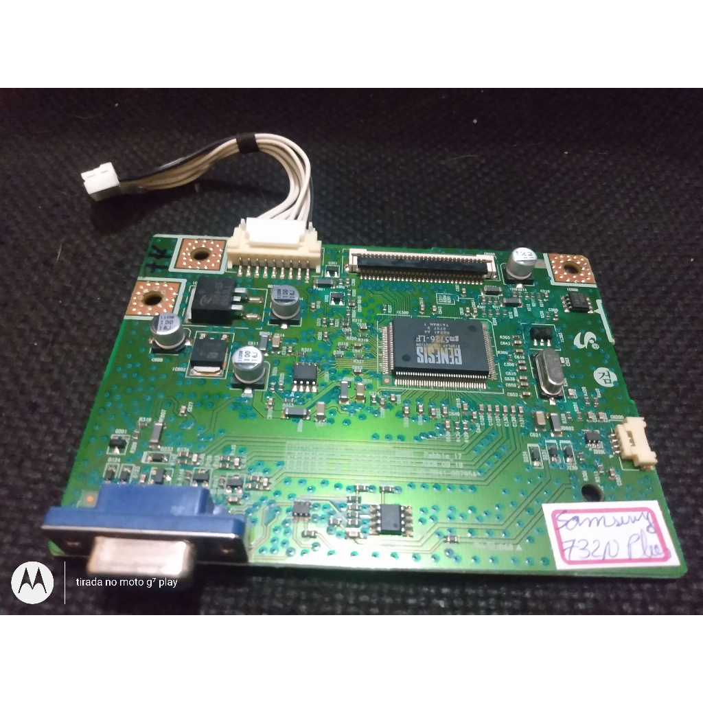 Placa Mae Lógica Usada Monitor Samsung 732n Plus em Bom Estado