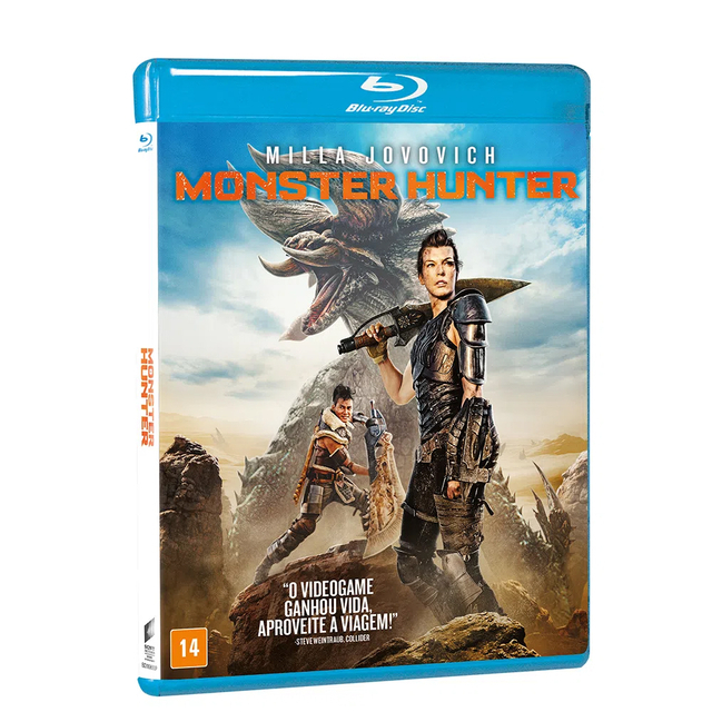 BLU-RAY Monster Hunter - Edição ORIGINAL - Milla Jovovich - Ação / Aventura / Ficção - Novo Lacrado