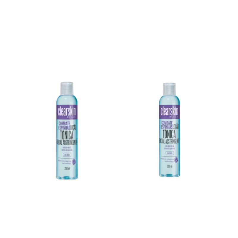 Kit com 2 Loção Tônica Facial Adstringente 200ml Avon