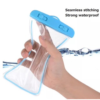2 Capa Bolsa Prova Dágua Impermeável Celular Transparente Universal
