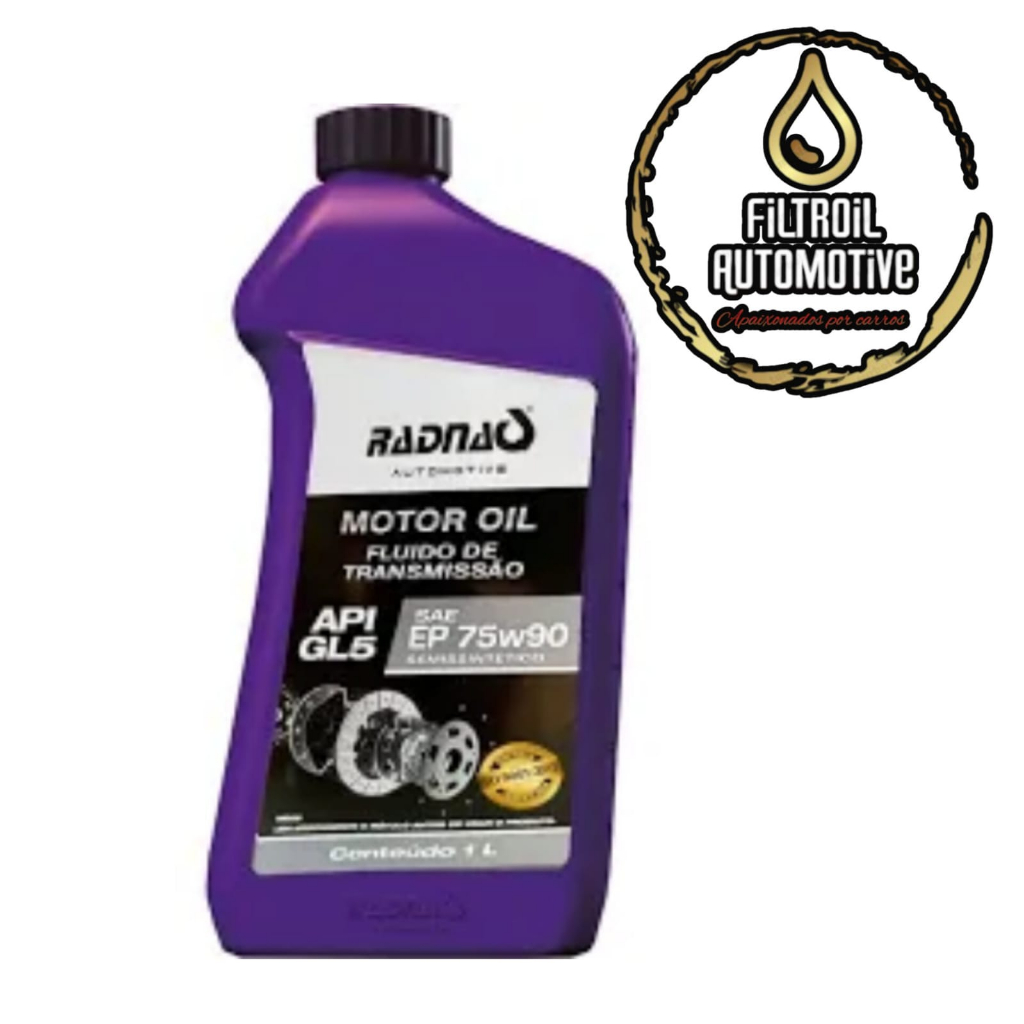 Óleo Transmissão Radnaq 75W90 Semissintético Api Gl-5 1litro
