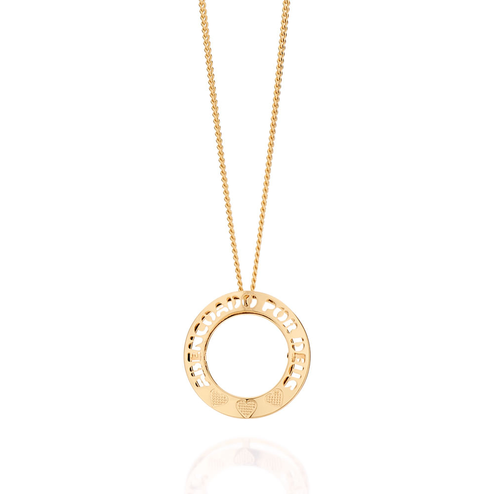 Colar Rommanel Abençoado por Deus 45cm / 50cm - 531614 em Oferta na Shopee