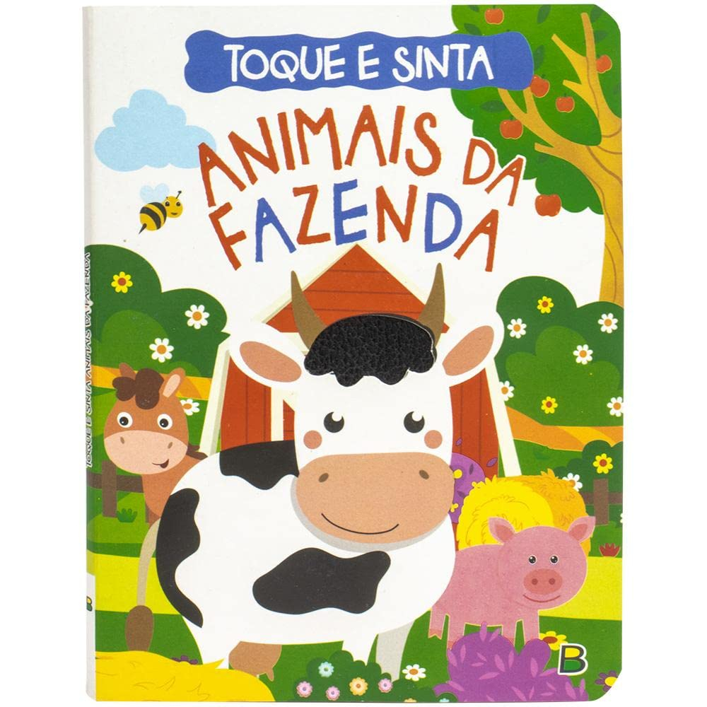 Livro Toque E Sinta - Animais Da Fazenda em Oferta na Shopee