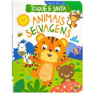 Livro Toque E Sinta - Animais Selvagens em Oferta na Shopee