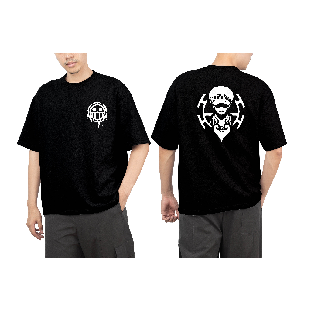 Camiseta One Piece Law Trafalgar Anime Manga Unissex 100% Algodão Envio Rápido Alta Qualidade em Oferta na Shopee