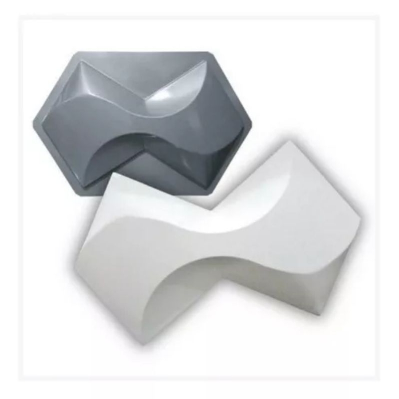 Molde Forma ABS Placa Parede 3d 058 Tork Gesso 49x30