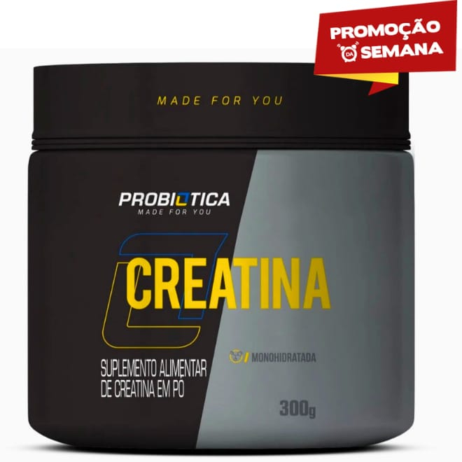 Creatina Probiotica 300g Pura Monohidratada