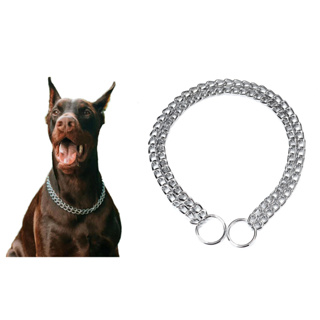 Enforcador Corrente Dupla Coleira Cães Grandes Reforçado Pitbull American Bully em Oferta na Shopee