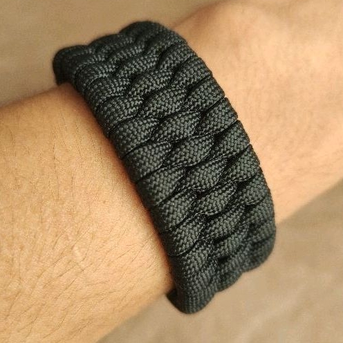 Bracelete de Corda Paracord 550 modelo Trilobite / Trilobita Estilo Militar Feito à Mão edc militar