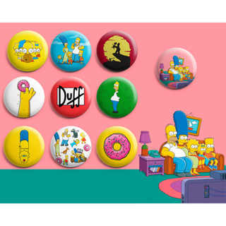 Botton Os Simpsons - Botum / Boton / Broche (3,5cm & 4,5cm)