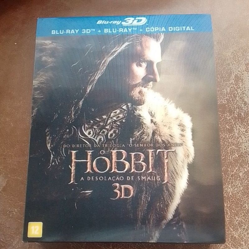 blu-ray e blu-ray 3D O Hobbit a desolação de Smaug original (lacrado)