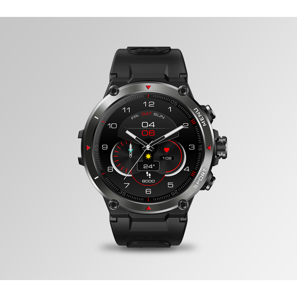 Smartwatch Zeblaze Stratos 2 Tela 1.3'' Amoled Gps Global Corrida Ciclismo