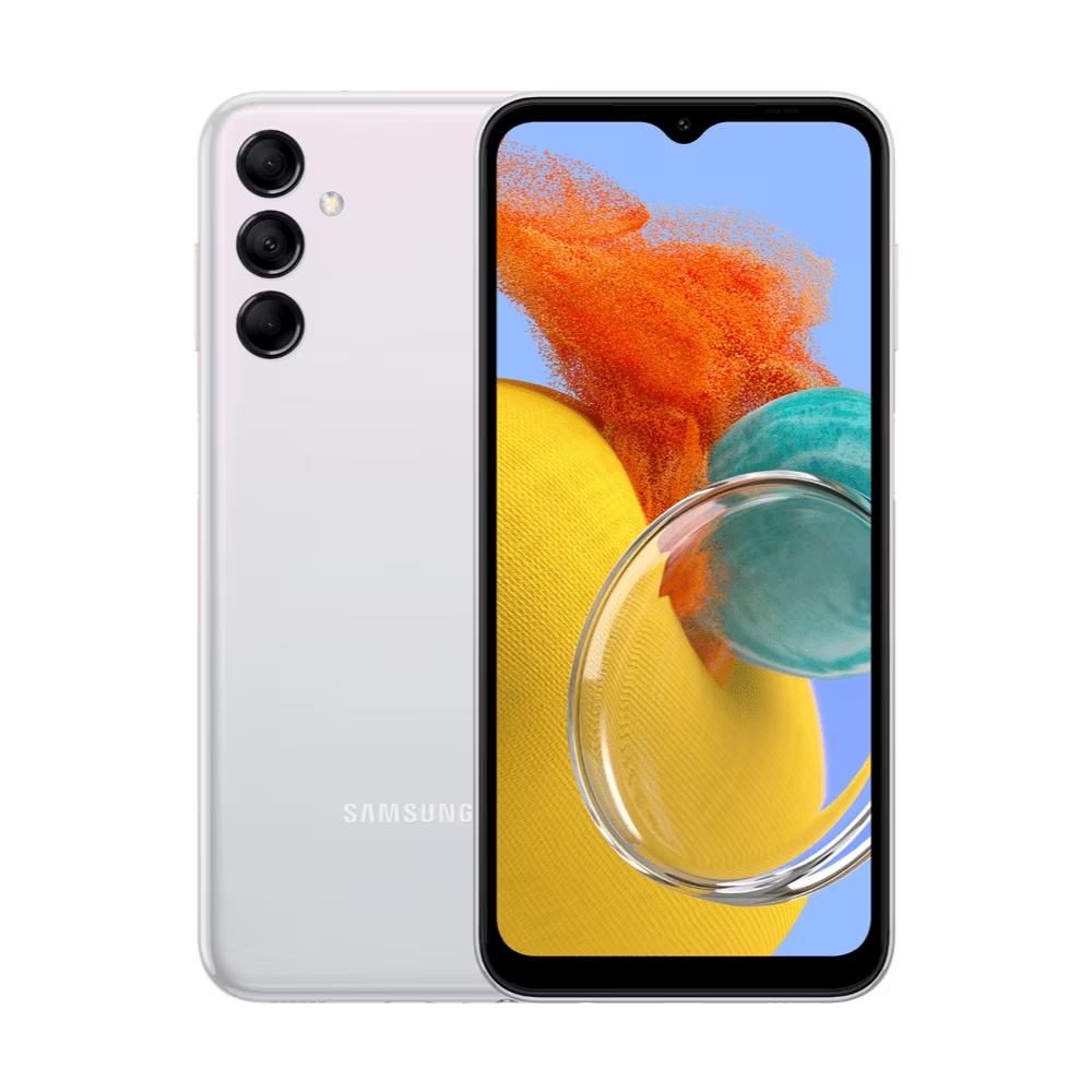 Smartphone Samsung Galaxy M14 5G, 128GB, 4GB, Processador Octa-Core, Até 2 dias de bateria, Câmera Tripla Traseira de 50MP + 2MP + 2MP, Selfie de 13.0 mp, Tela Infinita de 6.6" 90Hz, Dual Chip