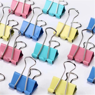 Grampo Prendedor - Clips De Papel De Metal - Kit Grampo 40 Peças Cores Sortidas em Oferta na Shopee