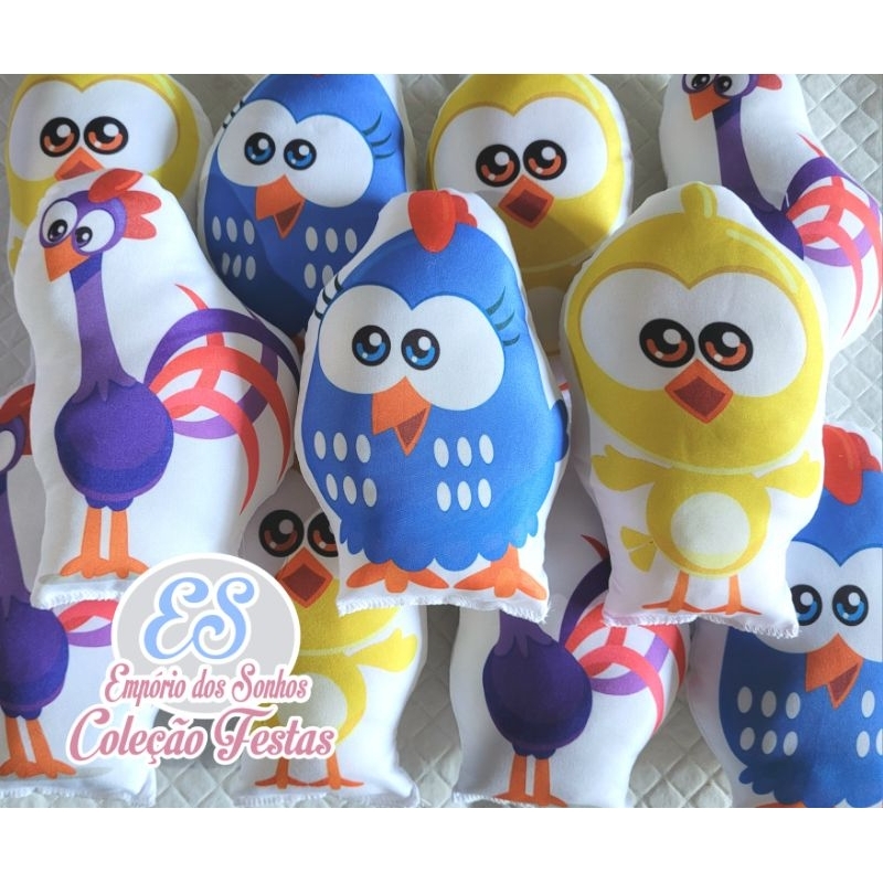 15 almofadas Popó Pintadinha personalizadas para lembrancinha de aniversário festa batizado