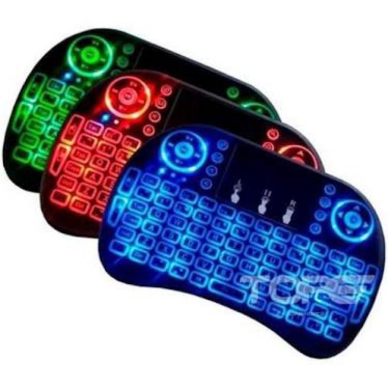 Mini Teclado Sem Fio Com Led para Xbox360 / PS3 / Pcs / Notebooks / Netbooks / Tablets / TVSmart