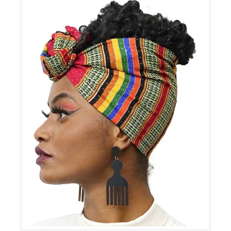 Faixa Turbante Afro Aramado ( NOVAS ESTAMPAS)