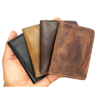 Carteira Masculina Pequena Slim Porta Cartão de Couro Legítimo Promoção