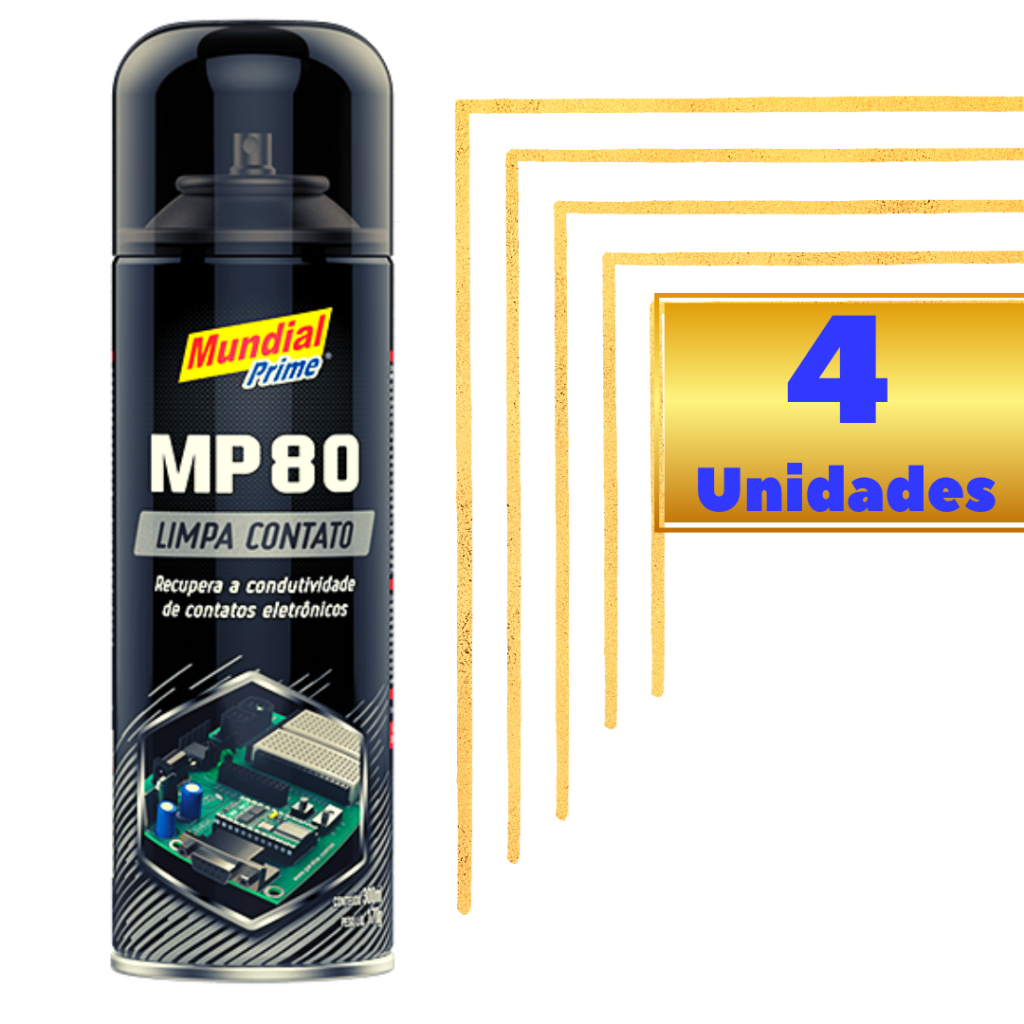 4Un - Limpa contato elétrico spray 300 ml – Mundial Prime