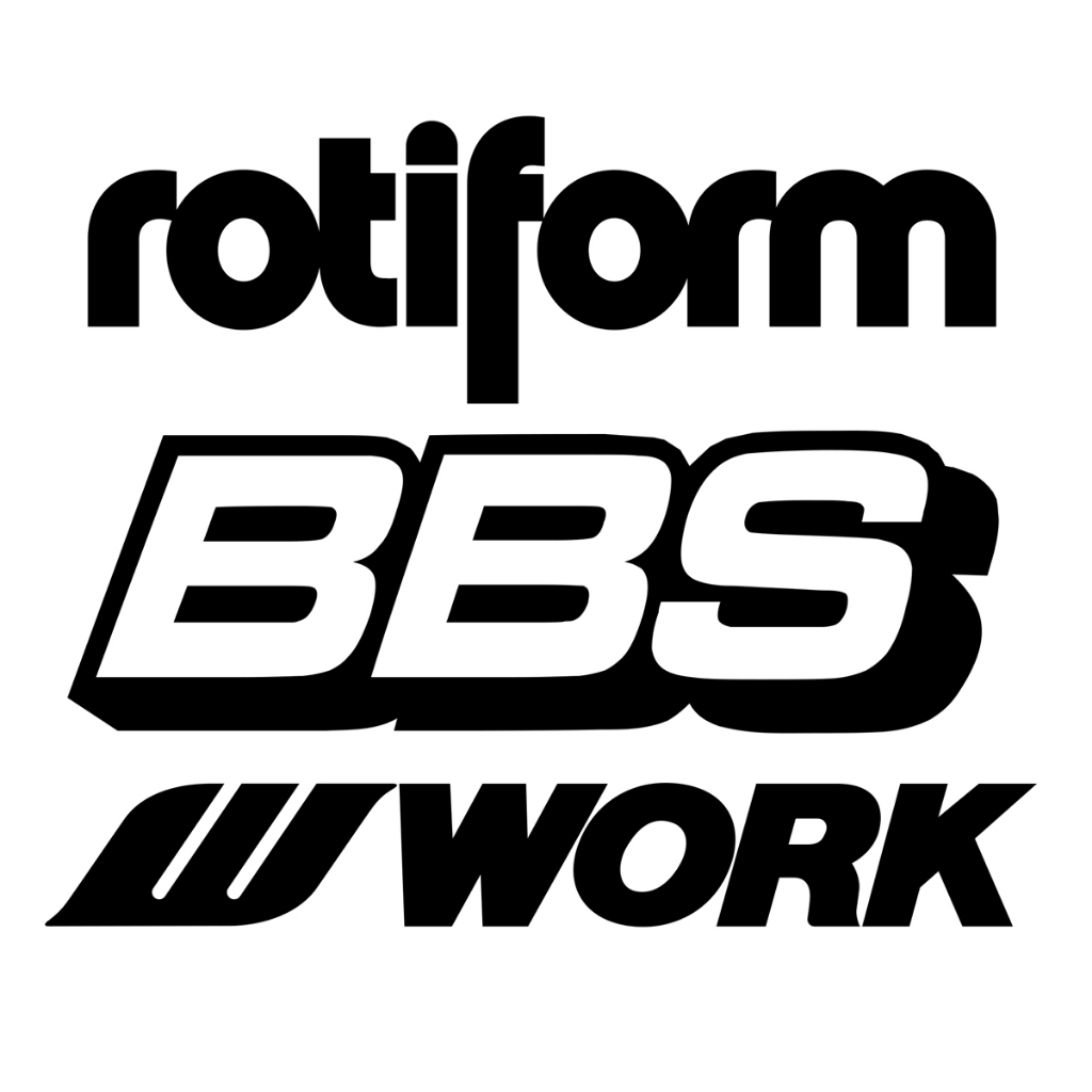 kit 3 Rotiform W Work BBS Tuning Car premium vinil