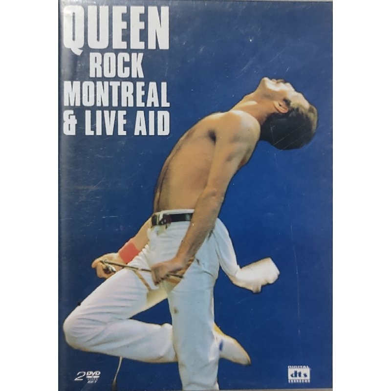 Dvd Queen Rock Montreal E Live Aid Duplo Otimo Estado