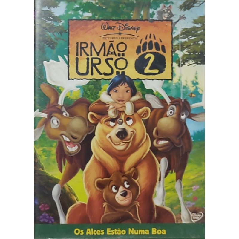 Dvd Irmão Urso 2 Walt Disney Otimo Estado