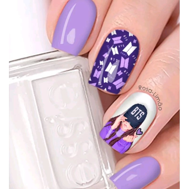 BTS 36 Películas de unhas BTS LOVE KPOP ARMY