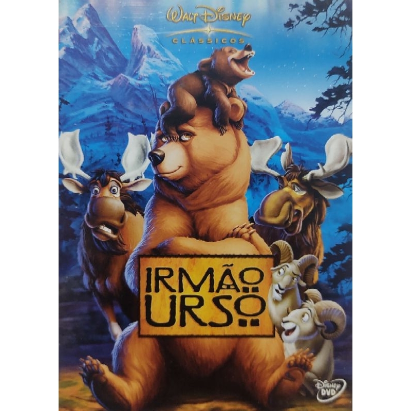 Dvd Irmão Urso Walt Disney Otimo Estado