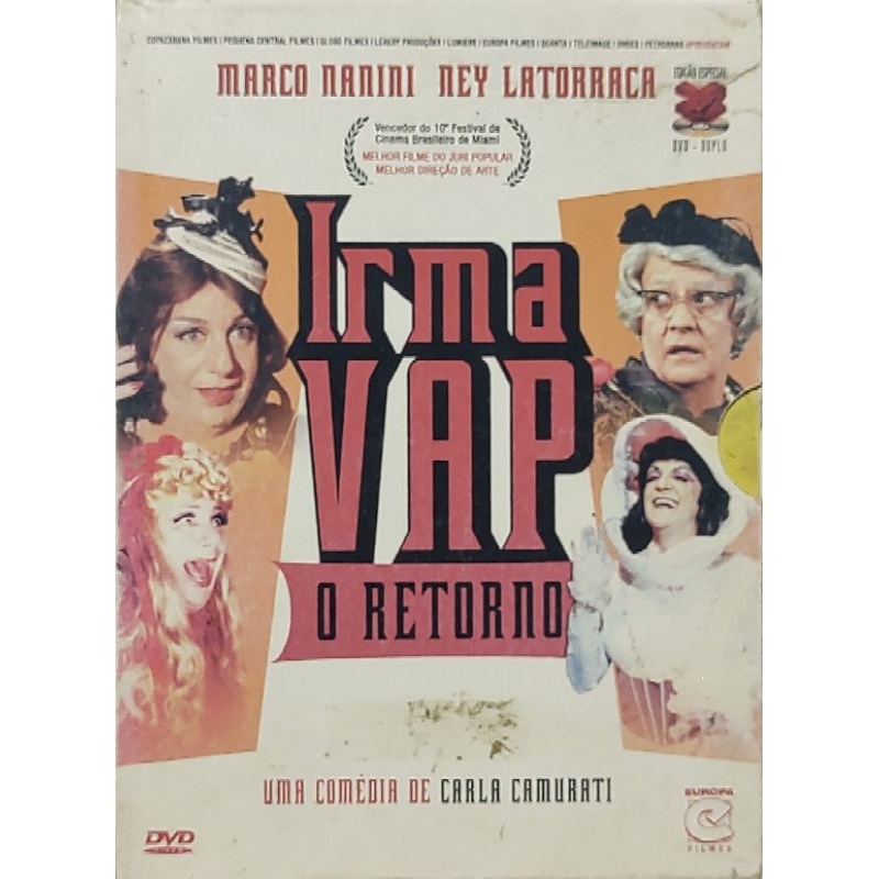 Dvd Irma Vap O Retorno Marco Manini E Ney Latorraca Duplo