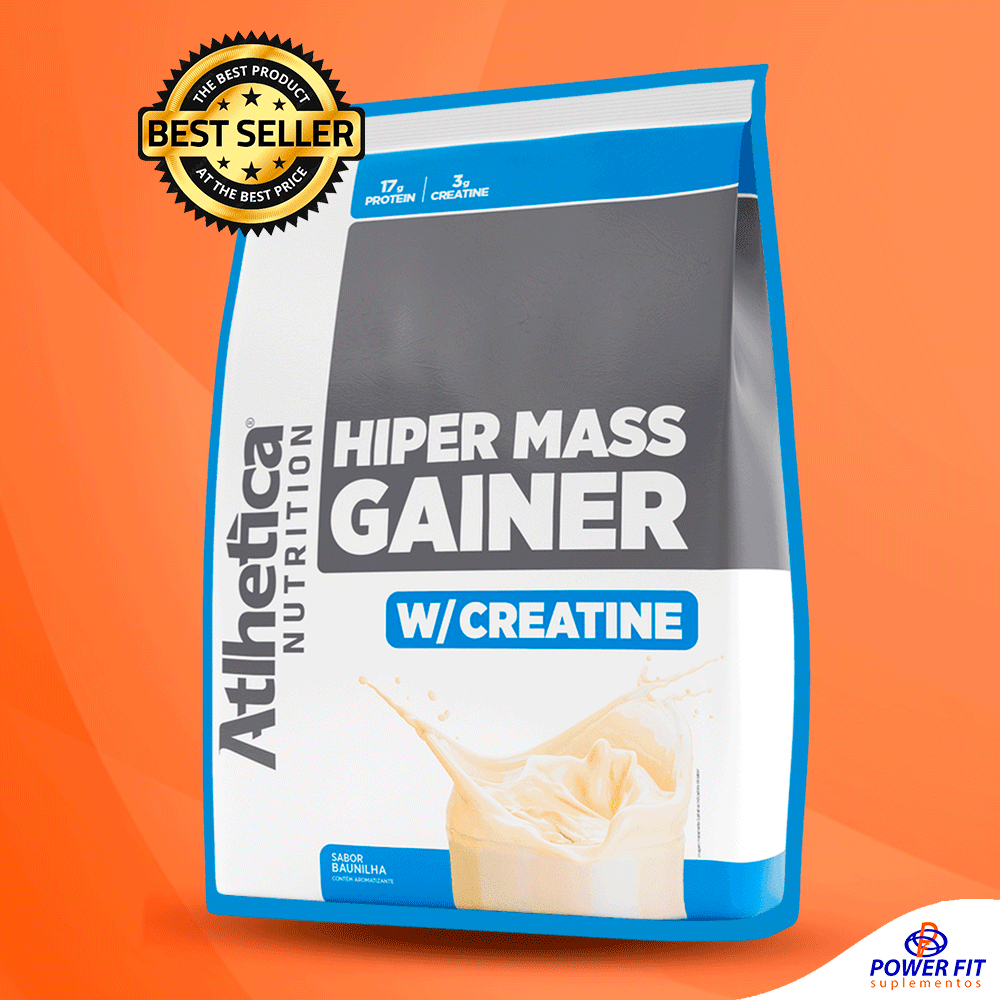 Hiper Mass Gainer W/Creatina 3kg - Atlhetica Nutrition