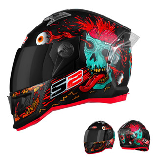 Capacete Fechado Moto Stealth Zombie Brilhante Feminino e Masculino Pro Tork Viseira Fumê Lançamento